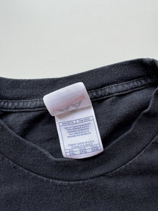 Vintage 2003 ORANGE COUNTY CHOPPERS Black Cotton Long Sleeve T-Shirt, Size 3XL - Picture 10 of 10